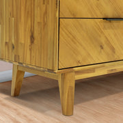 Mid-Century Wood-Grain Six-Drawer Dresser — additional product view 17
