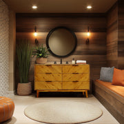 Mid-Century Wood-Grain Six-Drawer Dresser — additional product view 19