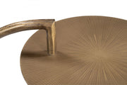 Arc Iron Marble Side Table — scale reference and proportion detail