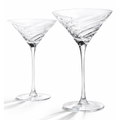 Vortex Crystal Martini Glasses – Set of 2 Luxury Stemware – cocktail glasses | Roost & Roam