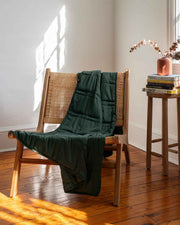 Weighted Cotton Throw Blanket