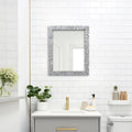 Checkered Bone Inlay Wall Mirror