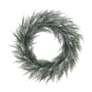 Flocked Cedar Wreath, 30 in