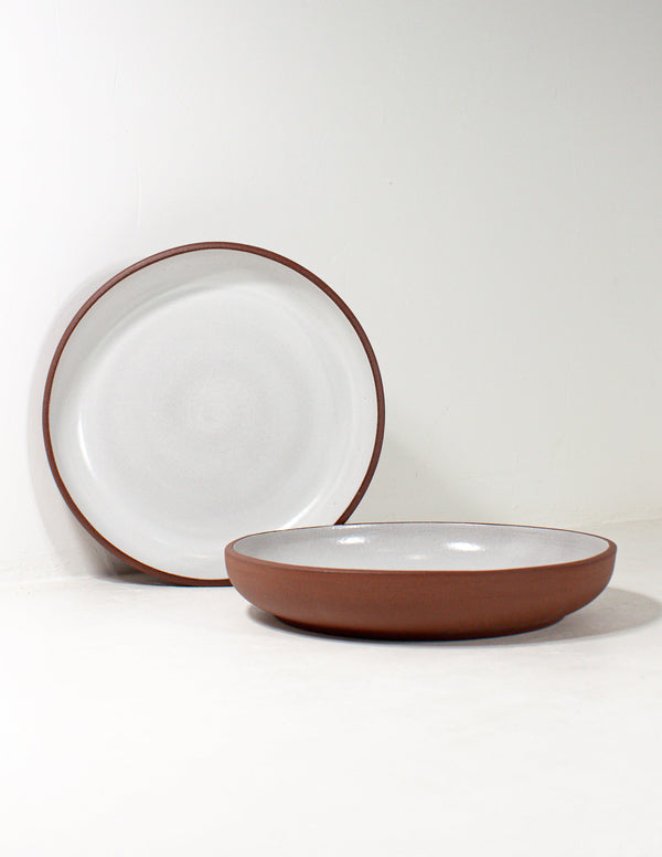 Terracotta Clay Coupe Serving Bowl