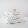 Waffle Weave Linen Cotton Bath Towel
