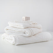 Waffle Weave Linen Cotton Bath Towel