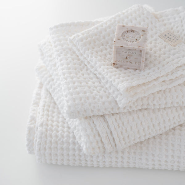 Waffle Weave Linen Cotton Bath Towel