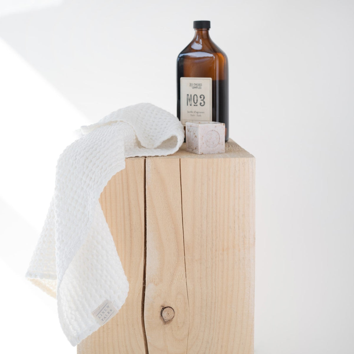 The towel that makes a ritual of drying off