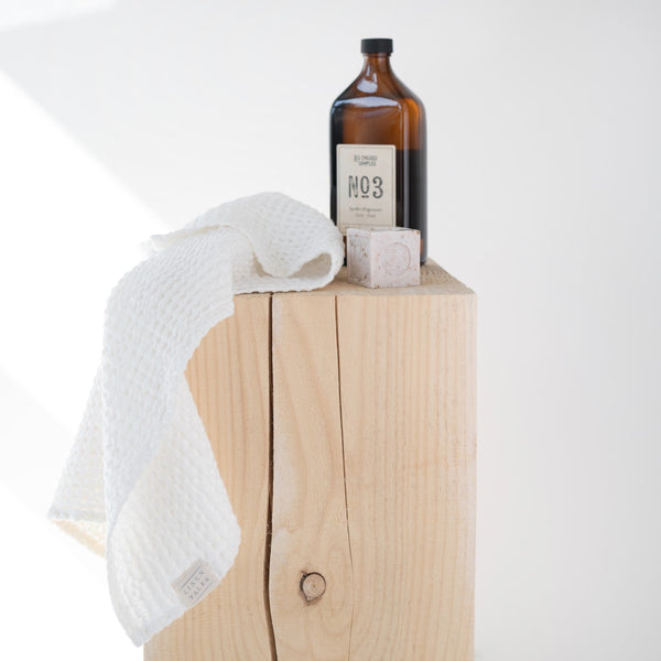 Waffle Weave Linen Cotton Bath Towel
