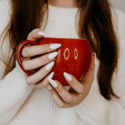 Pumpkin-Shaped Ceramic Coffee Mug