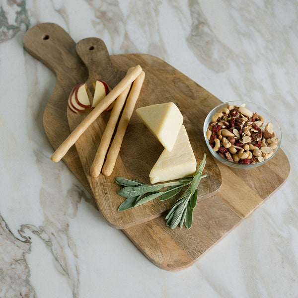 Natural Wood Serving Board with Handle