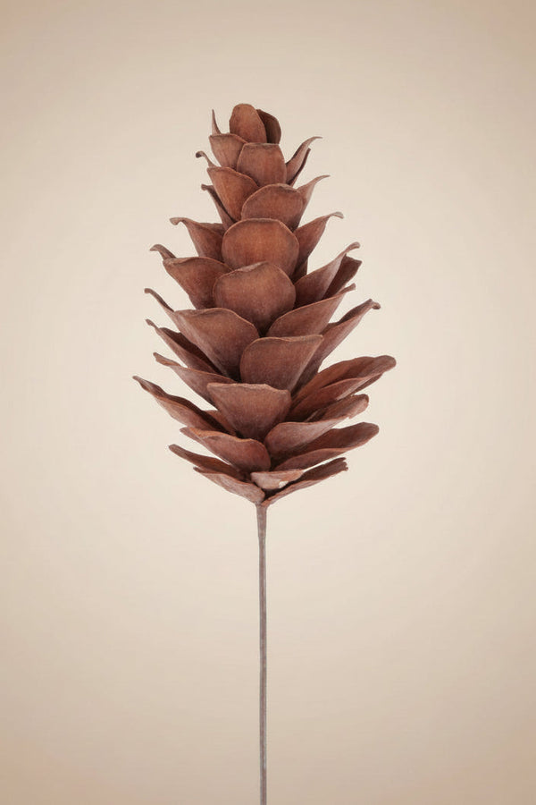 Dark Brown EVA Pinecone Pick, 2 Size Options