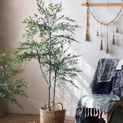 Faux Nandina Indoor Tree