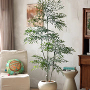 Faux Nandina Indoor Tree