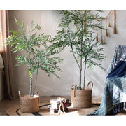 Faux Nandina Indoor Tree