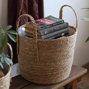 Handwoven Seagrass Basket Planter