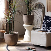 Ridged Magnesia Outdoor Planter