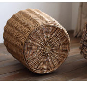 Woven Rattan Floor Planter Basket