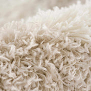 Cream Diamond Shag Area Rug