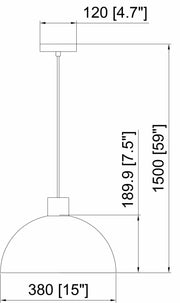Dome Metal Pendant Light