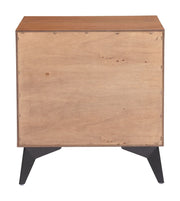 Boucle Drawer Wood-Grain Nightstand — packaging and unboxing view