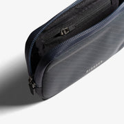 Water-Resistant Grid-Weave Zip Pouch