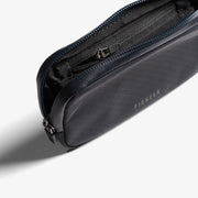 Water-Resistant Grid-Weave Zip Pouch