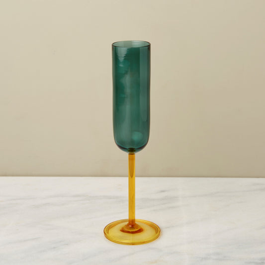 Duotone Borosilicate Champagne Flute