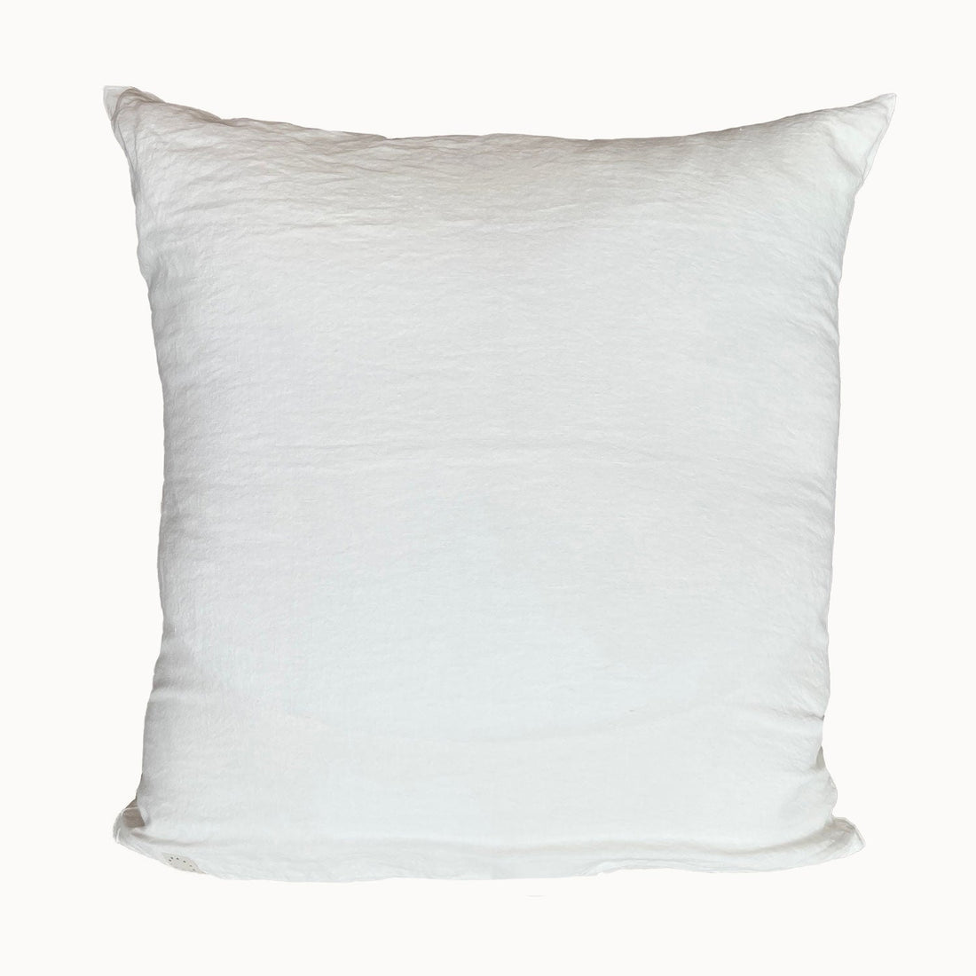 Stonewashed Flax Linen Euro Sham