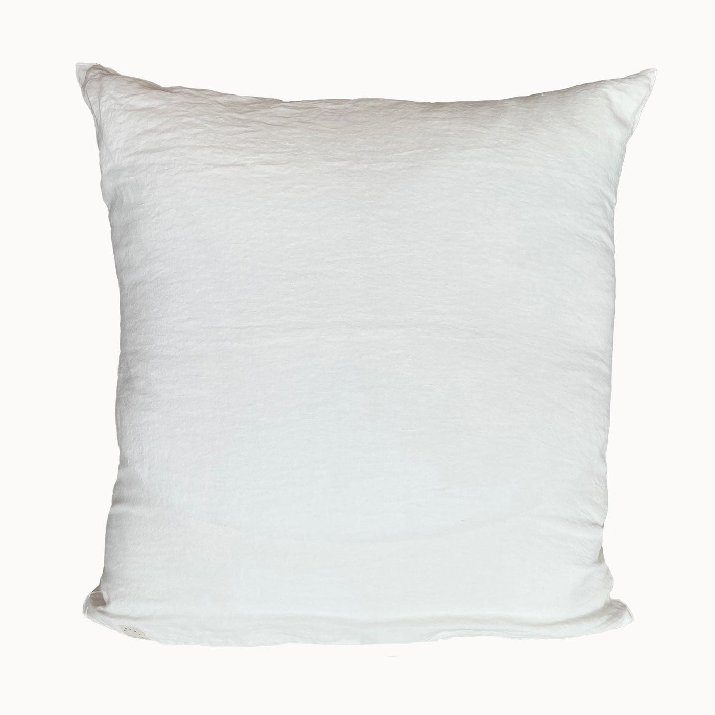 Stonewashed Flax Linen Euro Sham