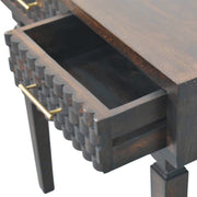 Carved Mango Wood Console Table