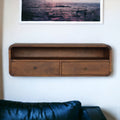 Chestnut Mango Wood Floating Console