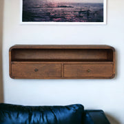 Chestnut Mango Wood Floating Console