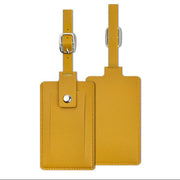 Faux Leather Luggage Tag