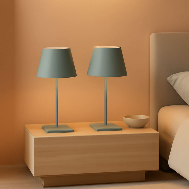 Cordless Dimmable LED Table Lamp Set