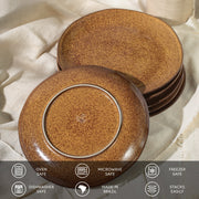 Speckled Ceramic Dinner Plate Set