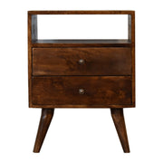 Chestnut Mango Wood Nightstand