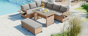 PE Rattan Sectional Outdoor Sofa Set
