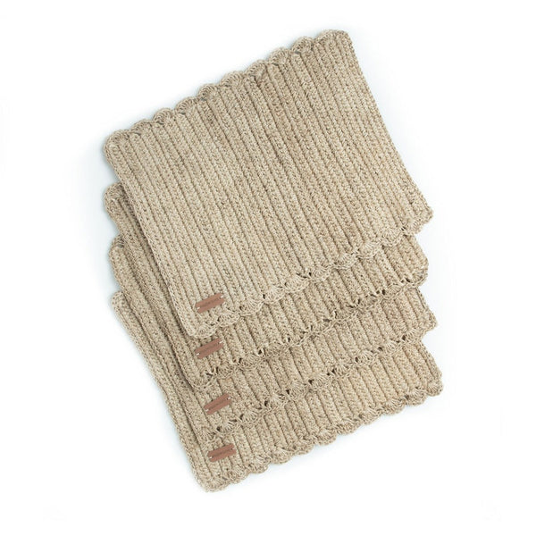 Handwoven Natural Fiber Placemat Set