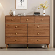 Dark Espresso Six-Drawer Dresser with Anti-Tip