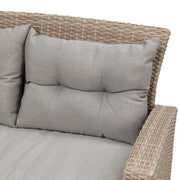 Woven Rattan Outdoor Seating Set — packaging and unboxing view