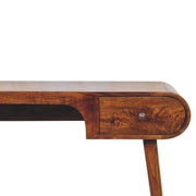 Arch-Edge Mango Wood Writing Desk