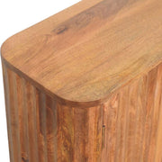 Mango Wood Brass-Handle Sideboard