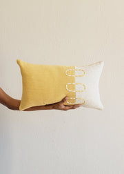 Hand-Dyed Block Lumbar Pillow
