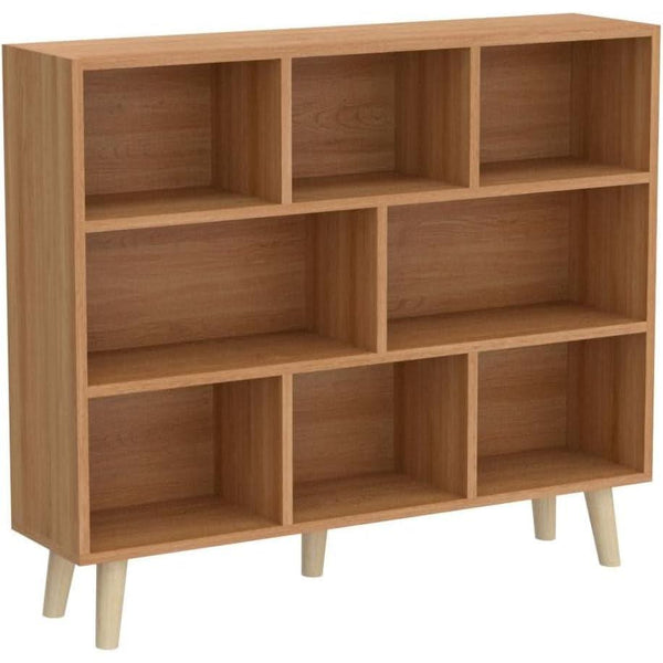 Pear Yellow Three-Tier Open Bookcase – book case (view 5) | Roost & Roam