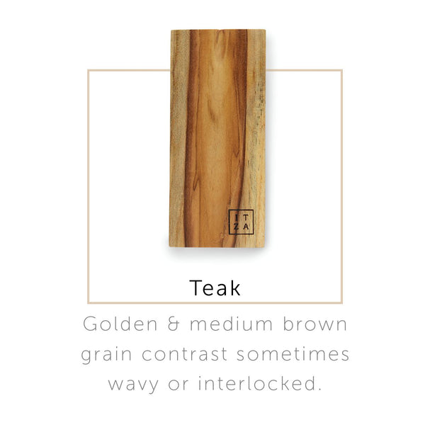 Teak Wood Utensil Holder