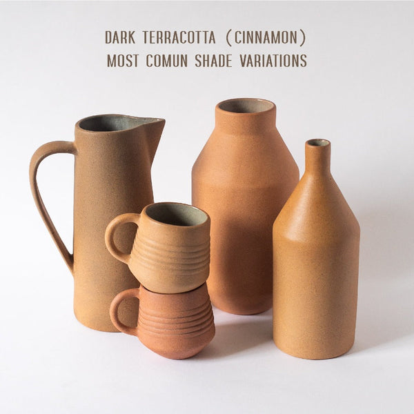 Stoneware Bottle-Form Ceramic Vase