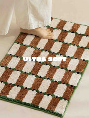 Checker Tufted Bath Rug