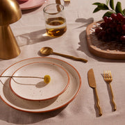 Wavy-Handle Stainless Flatware Set