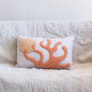 Punch Needle Eco-Cotton Coral Pillow